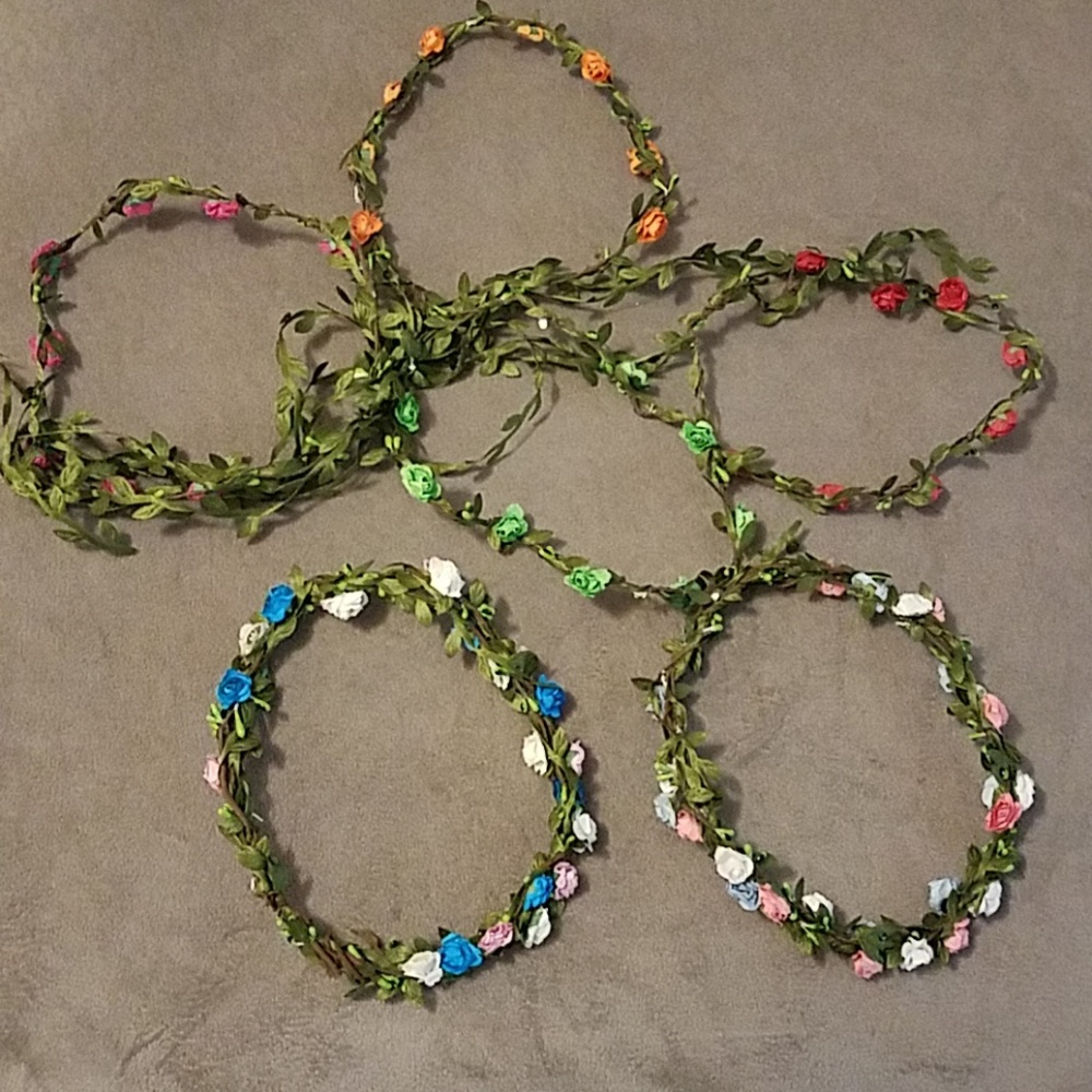 Flower halo headbands